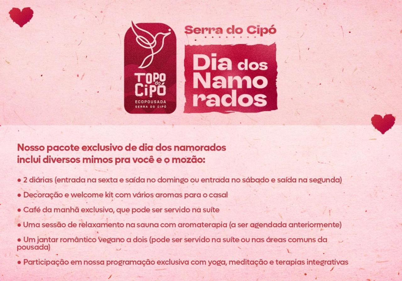 Topo Do Cipo Ecopousada Vegana Serra do Cipo National Park Extérieur photo